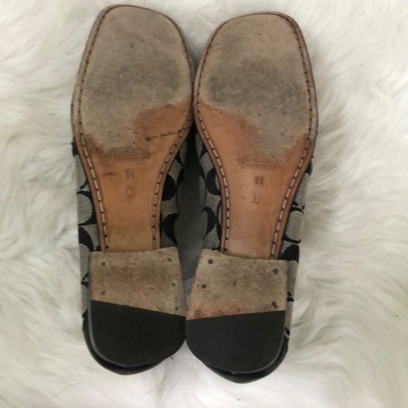 Coach Blue & Creme Colored Mens Shoes - Picture 7 of 8